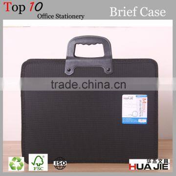 PU Black business bag handle briefcase