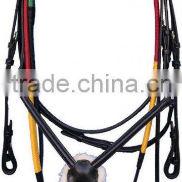 Leather Bridle Mexican Ccoloured