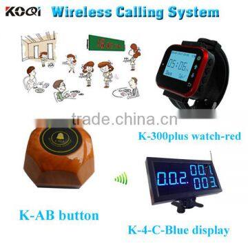 KOQI restaurant waiter call button 433mhz wireless call system table buzzer