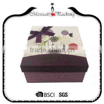 Recyclable Paperboard Embossing Paperboard Tie Giftbox For Apparel