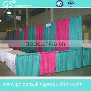 Wedding decoration curtain design, used pipe and drape for sale