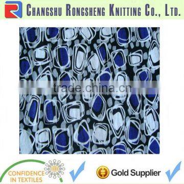 cotton knit printed fabric