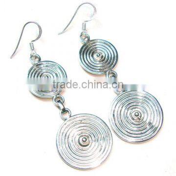 925 sterling silver dangle fashion earrings manufactured in Jaipur India