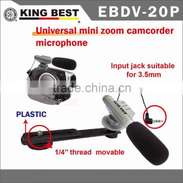 kingbest EBDV-20P stereo Video Shotgun Mic Microphone For Nikon/Canon Camera DV Camcorder