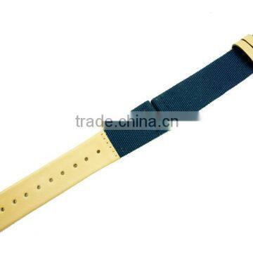 Fashionable Vegetable Tanned Leather Canvas Watch Straps