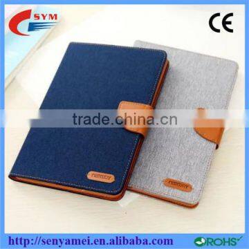 for ipad pro 9.7 case cover leather wallet jeans design