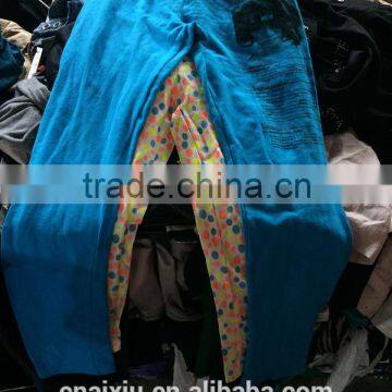 2015 Hot Sale Colored Used Ladies Leggings Used Clothes