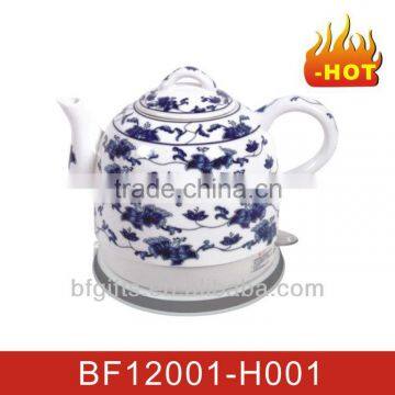 Health electric ceramic tea kettle made by porcelain