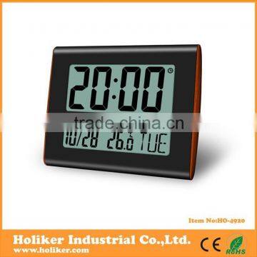 Led plastic digital table clock