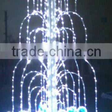 new water fountain motif light for outdoor and holiday decoration