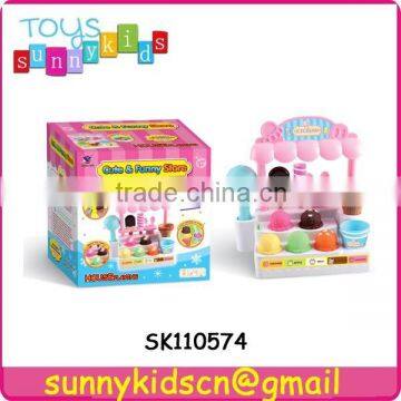 funny plastic ice cream store toys for children