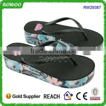 Black and colorful women fancy beautiful nude beach flip flop