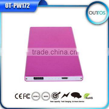 Super Slim Aluminum Power Bank 5000 Mah