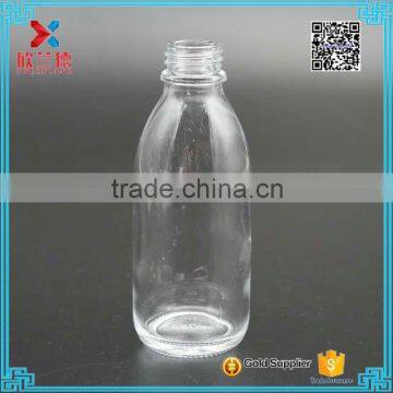 100ml clear oral liquid syrup glass bottle hot sale