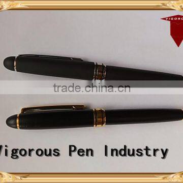 black promotional pen