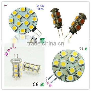 Bi-pin G4 LED Car Light Bulbs, 2 years warranty