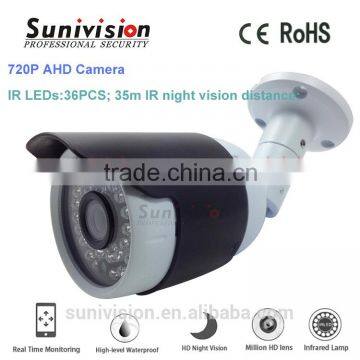 security camera 720p 35m infrared distance ahd bullet camera