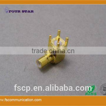 SMB Connector Male Right Angle for P.C.B Mount