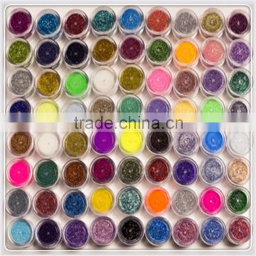 deep colors and fluorescent colors embossing glitter powder