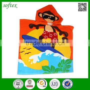 China wholesale bulk 60x120cm 260g cartoon printing kids hooded bath towel                        
                                                                                Supplier's Choice