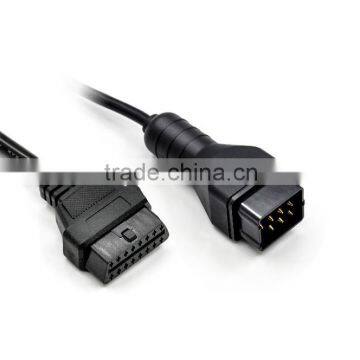 12 Pin OBD 2 Connector For Renault Adapter Car Accessories Diagnostic Extension OBD Cable 16 Pin photo-3