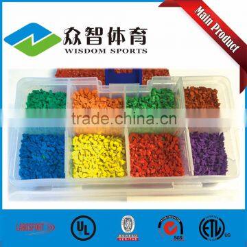 Colorful EPDM Granules & EPDM Rubber Granules/ Rubber Track for Playground photo-3