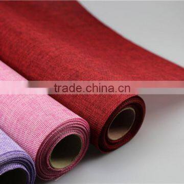 Supply pink red purple Polyester Artificial Jute Gift Wrap Styles