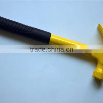 Chinese steel claw hammer with rubber handle