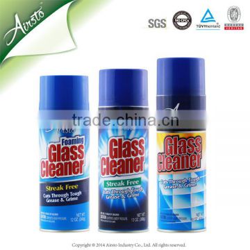 Aerosol Foam Glass Cleaner Spray