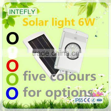 Solar light long life span all in one design motion sensor control 6w