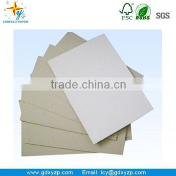 China Factory Duplex Board Grey Back in Roll and in Sheets for Packing