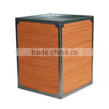 Fresh air total heat recovery plate heat exchanger recuperator