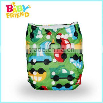 2015 Lovely Printed Design Babyfriend Baby Cloth Diaper