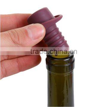 Alibaba China Supplier Hot Selling Nice Design silicone wine stopper