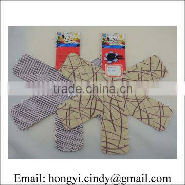 Pink, blue, grey printing nonwoven felt 3 pcs/set pan protector (100%polyester)