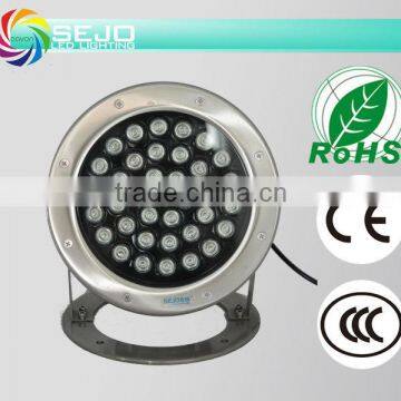 304 whole stainless steel LED Pool light RGB/single color 36W IP68