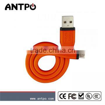 High speed charging cable for desktop silicone charging usb cable