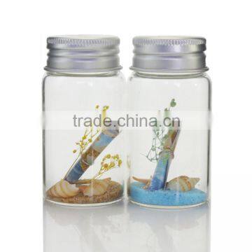 recycling metal lid glass jars crafts, decorative glass jars with cork lids