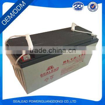 SEALEAD Rechargeable 12v 150AH Lead Acid Battery Gel Battery