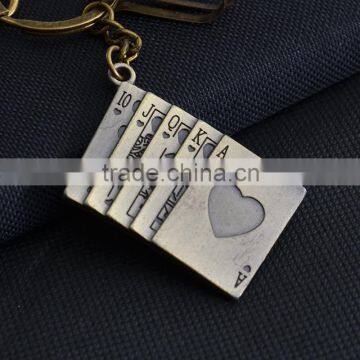 Hot Sale Fashion Custom Metal Cartoon Keychain With Pendant Keyring KC13195 photo-2