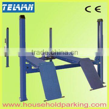 Used 4 Post Hydraulic Car Parking Lift Car Wash Equipment