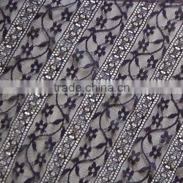 High-elastic nylon lace fabric 2028