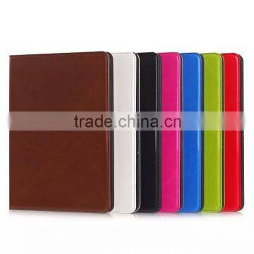 High quality oil wax PU leather case for ipad air 2