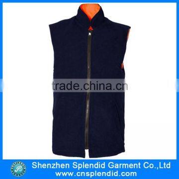 2015 Wholesale Mens Sleeveless Polar Fleece Vest