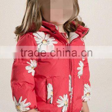 2016 Baby Girls Fashion Design Down Jacket With Hood photo-3