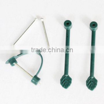 30pcs dark green PP garden clips