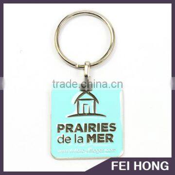 China experenced manufacturer square shape logo keyholder