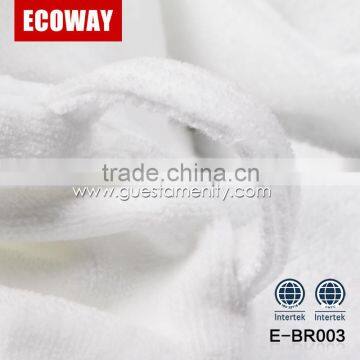 5 Star High Quality White Velour Hotel Bathroom Bathrobe for Adults photo-5