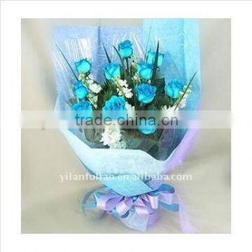 25gsm blue non woven fabric flower wrapping fabric