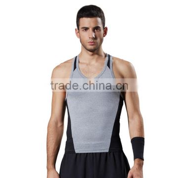 Custom Stringer Tank Top for Men, Wholesale Men's Fitness Stringer Tank Top